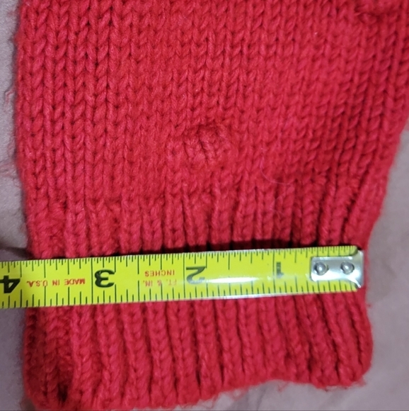 Lucky brand Red Bobble stitch crew neck sweater size XL - Picture 8 of 14